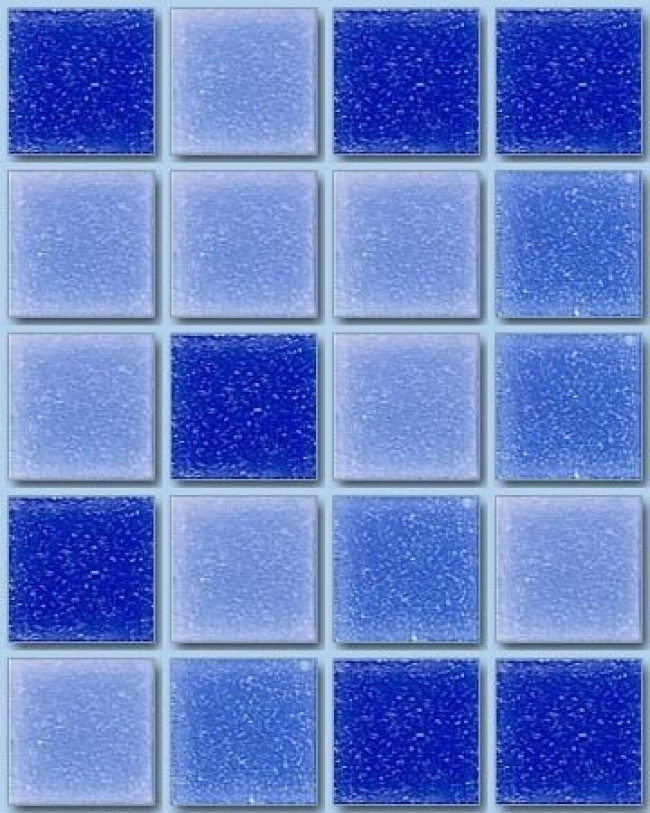 Мозаика Blue Dream Стеклянная Bluedream 33x33 4мм Irida