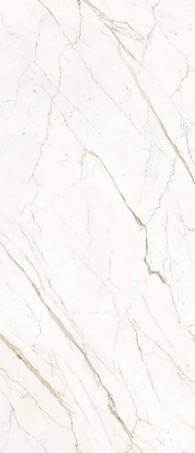 Плитка Elements Lux Calacatta Statuarietto Lappato N9A2 глянцевая белый мрамор 278x120 6мм Keope