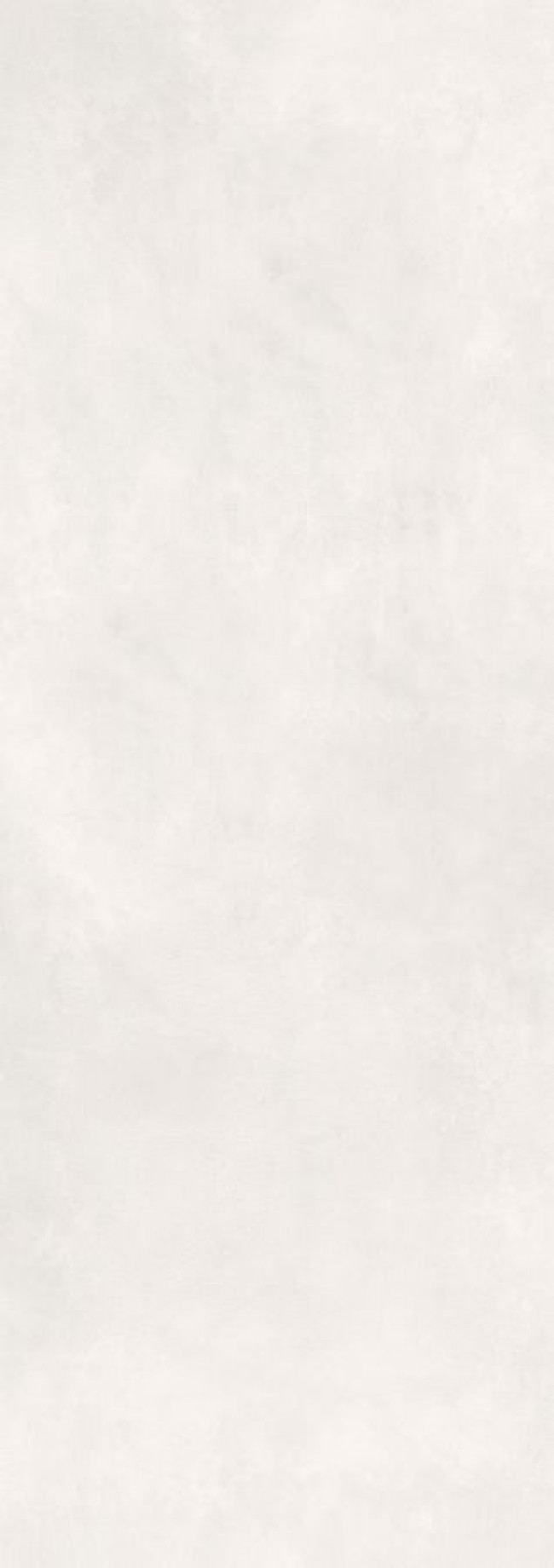 Плитка Calce Bianco 3+ Lamf006385 матовая белый краска, штукатурка, бетон, цемент 300x100 4мм Laminam