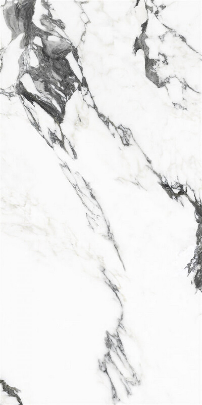 Плитка Panda Marble White Polished Rcpr P19707.3 глянцевая белый мрамор 120x60 8мм Yurtbay