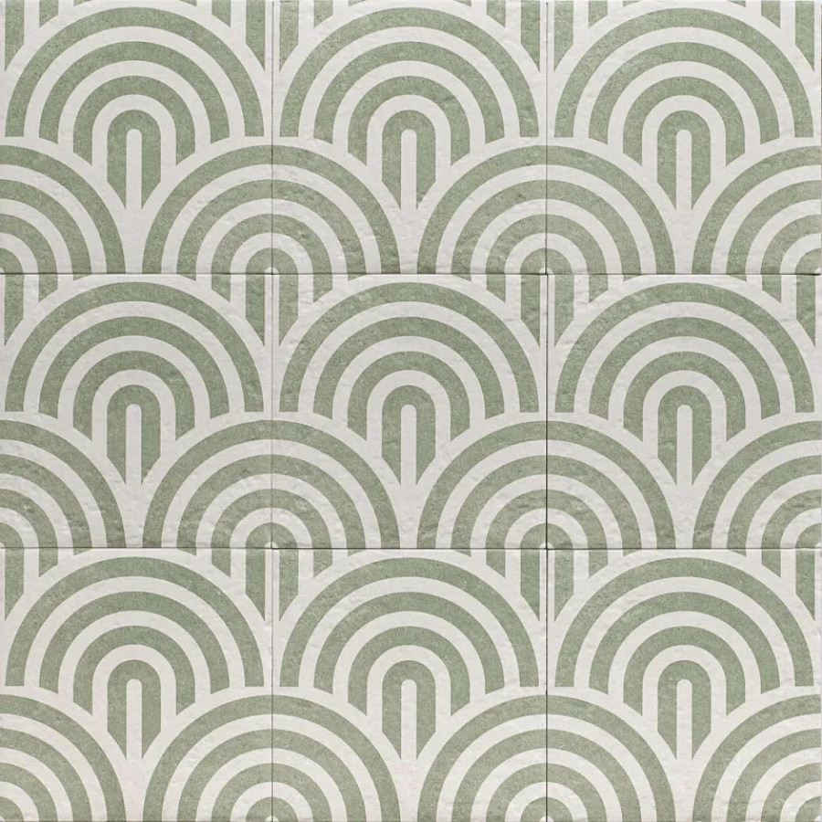Декор 20x20 8.3мм Decor Green Three матовая Mainzu