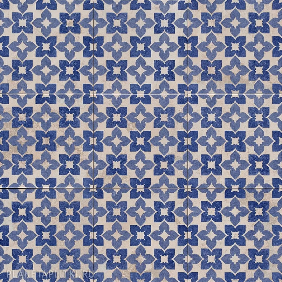 Керамогранит 20x20 Soul Blu сатинированная Mainzu