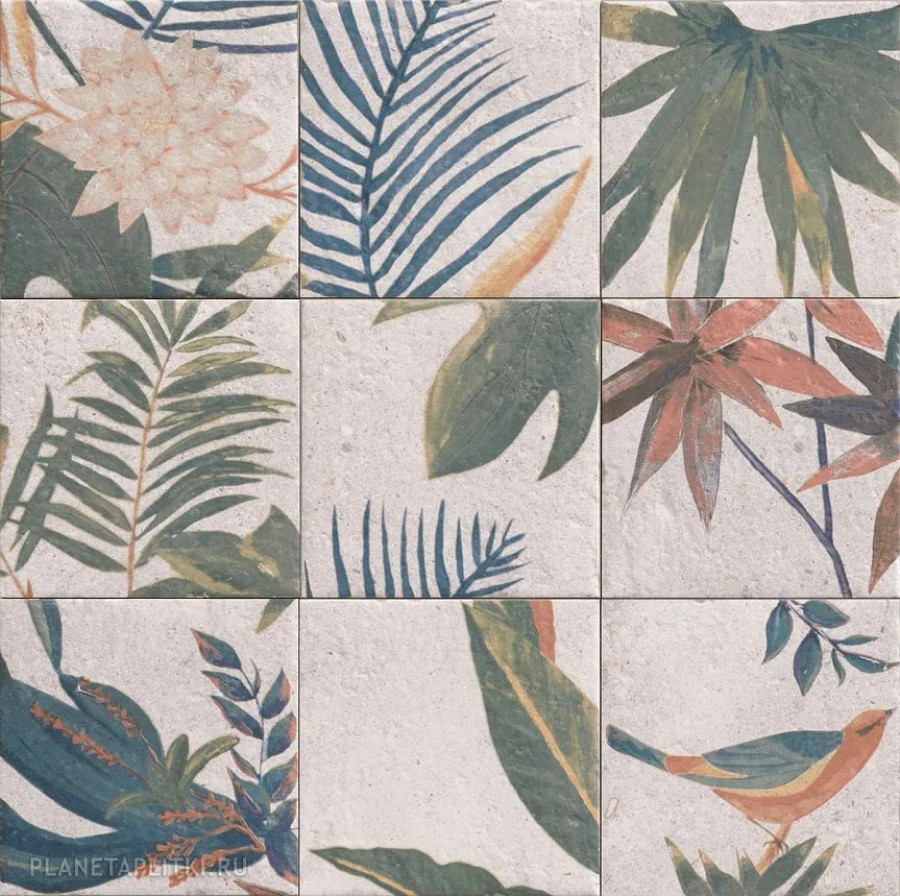 Декор 20x20 9мм Bottega Decor Samui матовая Mainzu