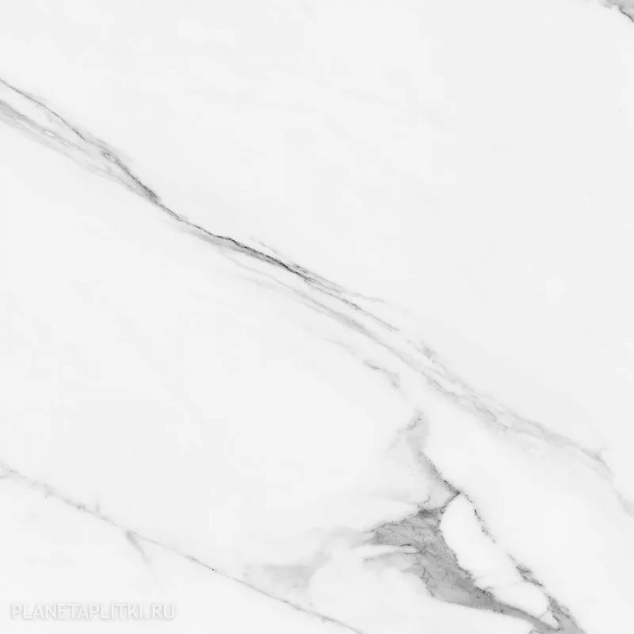 Керамогранит 60x60 9.5мм Calacata White 1 Rect. глянцевая Pamesa