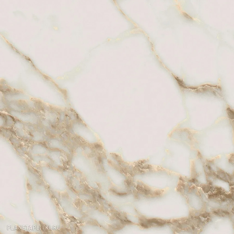 Керамогранит 60x60 10.2мм Rain Arabescato Gold Rect. глянцевая Pamesa