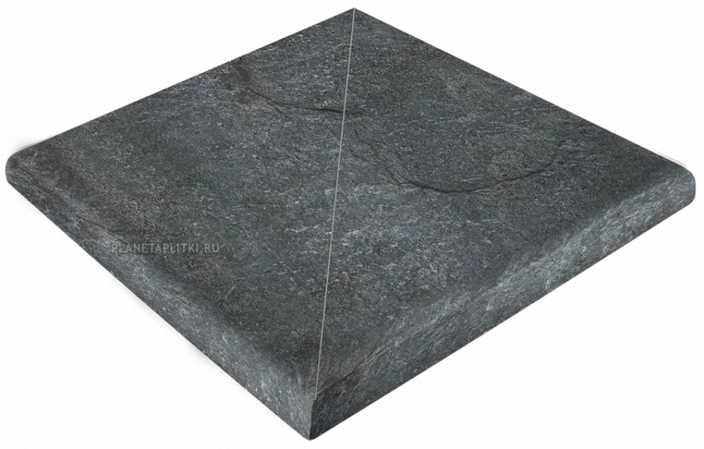 Ступень угловая 33x33 Ang/Ext At. Burma Plomo Mat матовая Pamesa