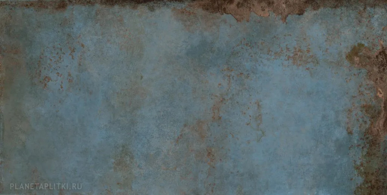 Керамогранит 120x60 Alloy Azzurro Rect. лаппатированная Pamesa