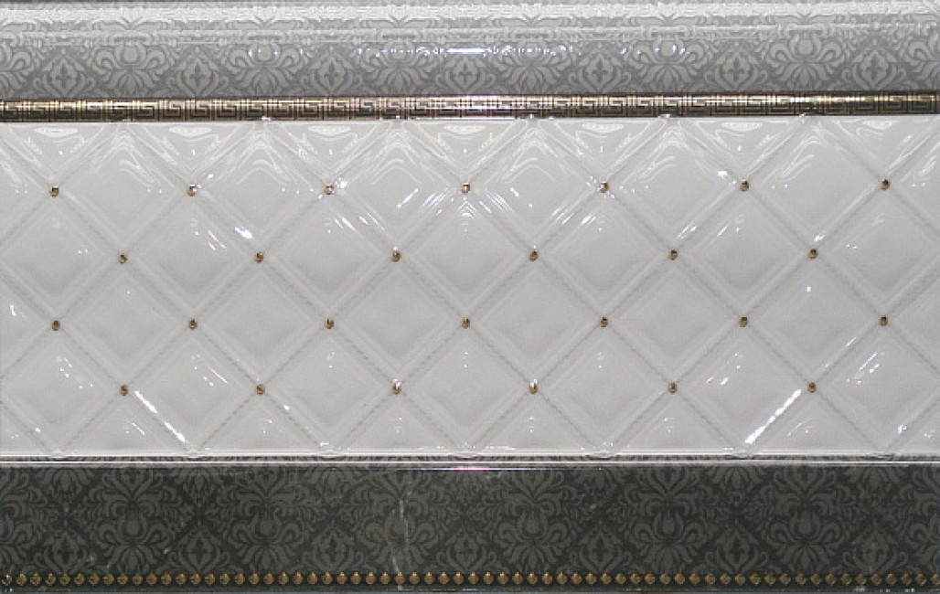 Плинтус керамический 34x21.5 Statuario Zócalo Vesta Perla GF_ST_ZOCPERL Gayafores