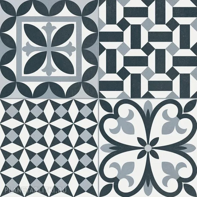 Керамогранит 33x33 8мм Heritage Black матовая Gayafores