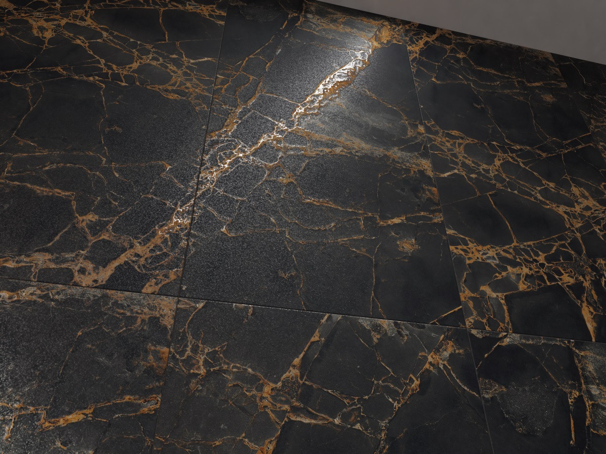 120x60 Golden Black GG203 мрамор чёрный grit granula 9мм Primavera