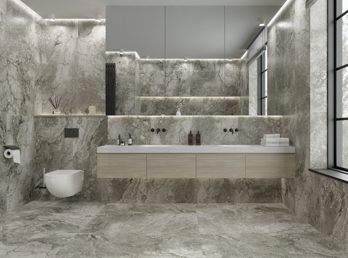 120x60 Porto Stone Grey PC206 камень серый punch-carving 9мм Primavera