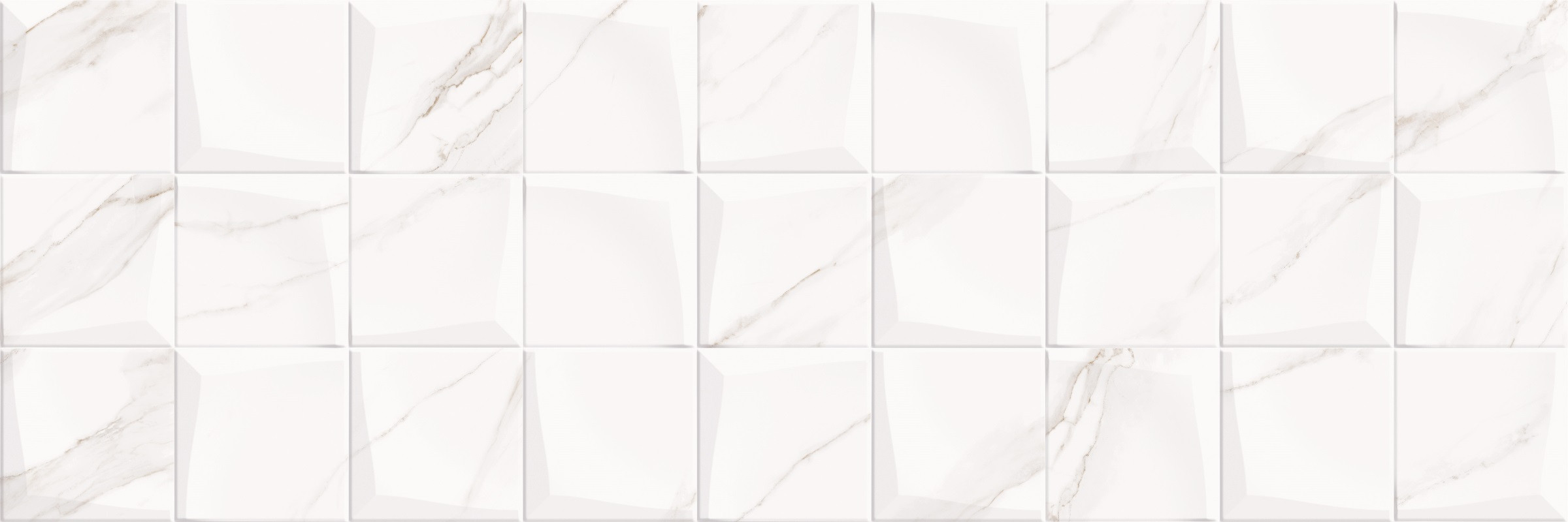 90x30 Allure Light DG02-09 белый глянцевая 9мм Primavera