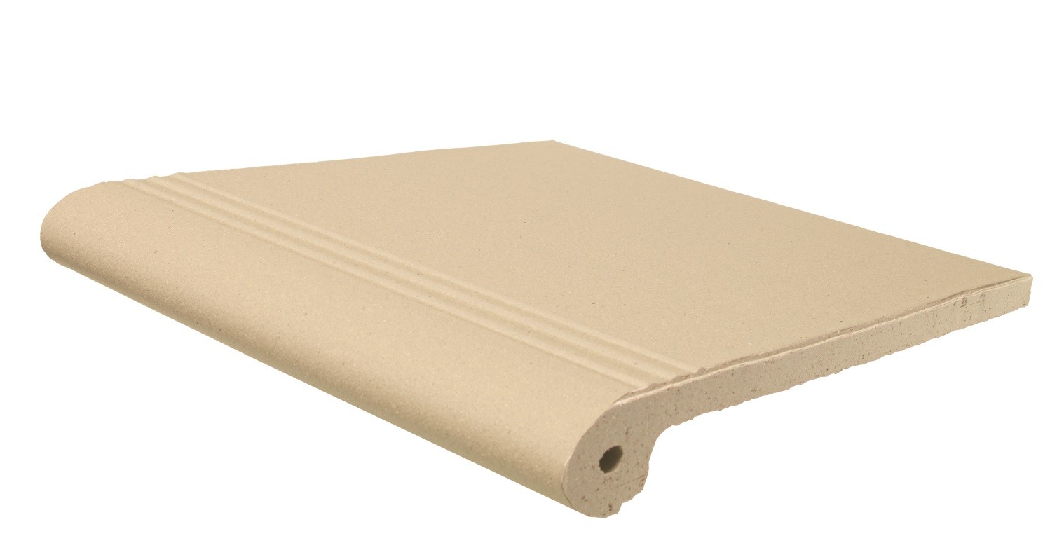 Плитка ступень 31x30 17мм Дюна матовая Greco Gres