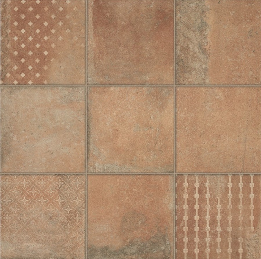 Керамогранит настенная 45x45 9мм Куб Квинта Котто декор матовая La Platera