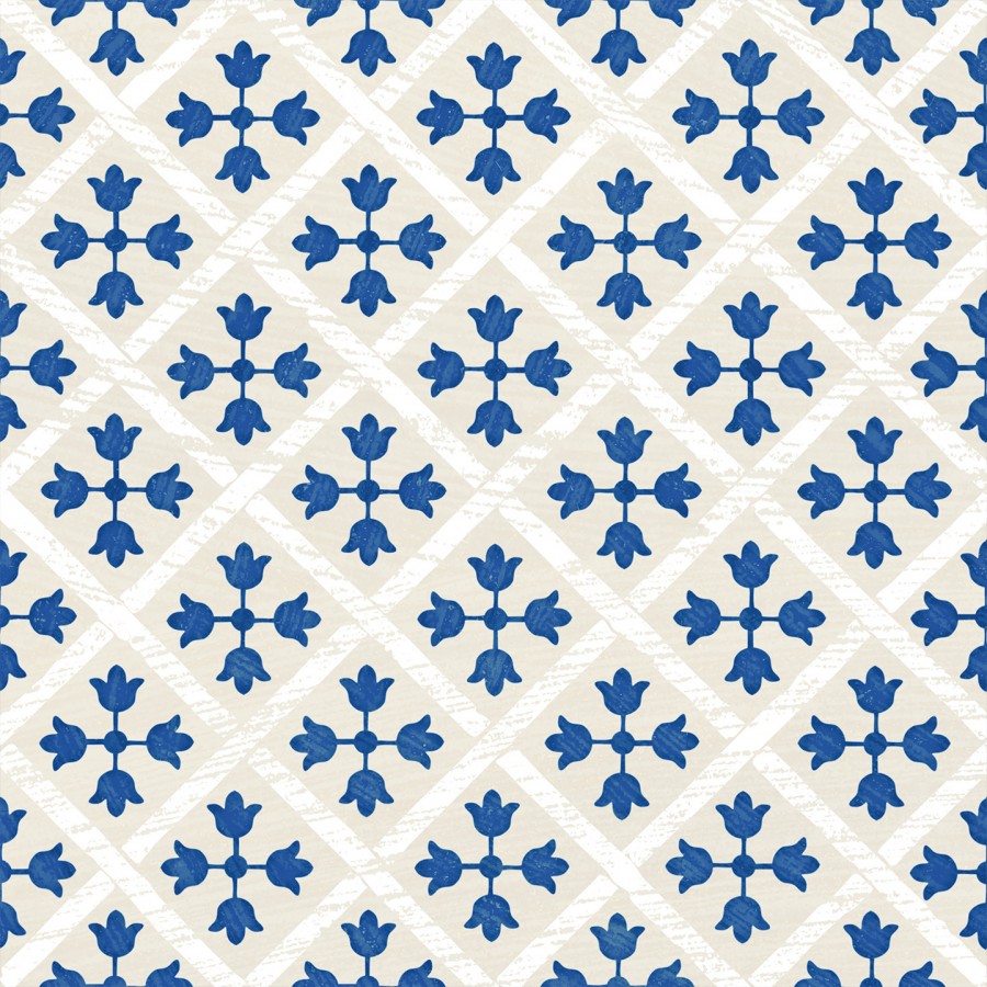 Керамогранит универсальная 18x18 8мм Гваделупа синий матовая Monopole