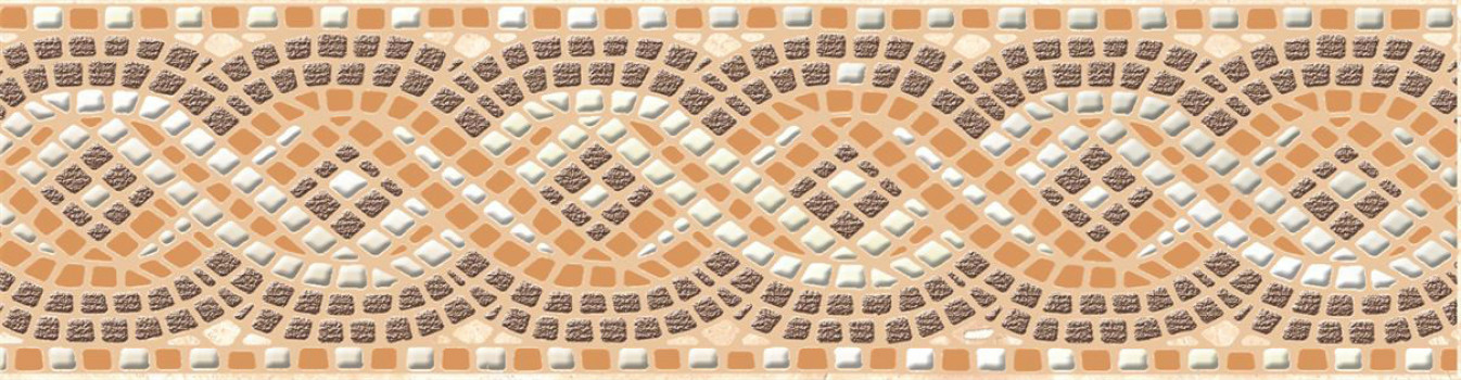 Плитка 25x7 Непал глянцевая коричневый Axima