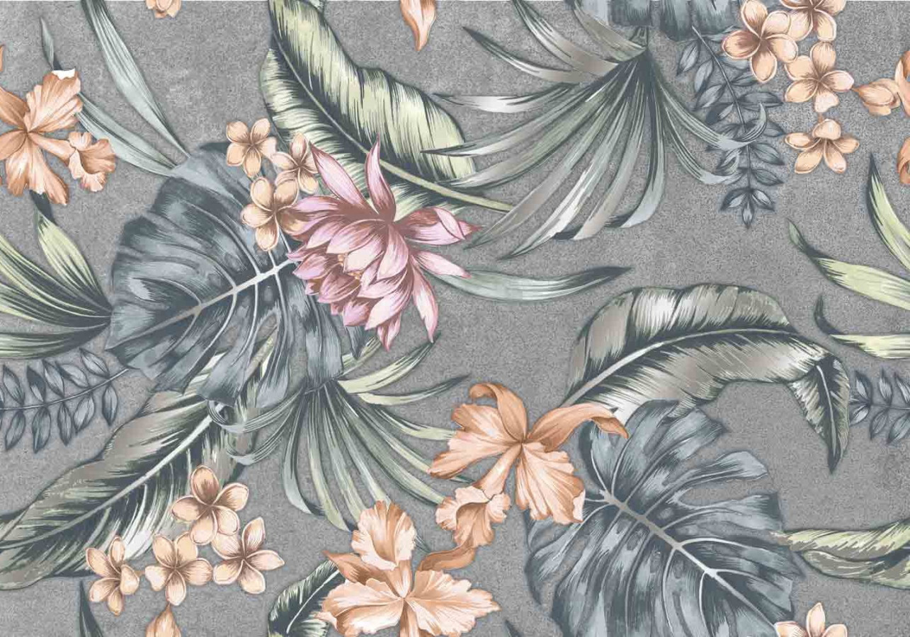 Плитка 40x28 Дорадо матовая серый зеленый многоцветная Axima