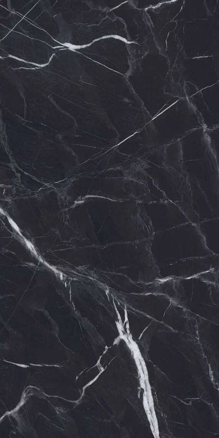 Керамогранит 120x60 French Black глянцевая чёрный Belleza