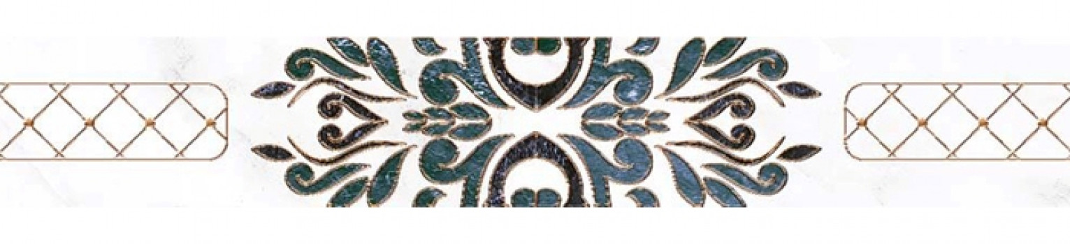 Плитка 25x4 Соланж глянцевая белый Belleza