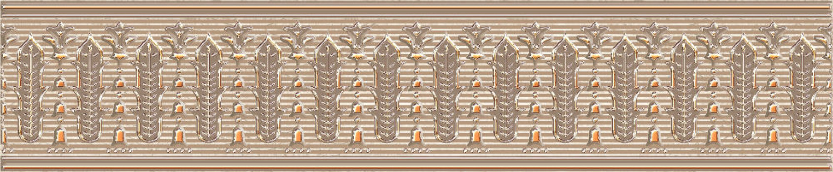 Плитка 25x5 Романи матовая бежевый Belleza