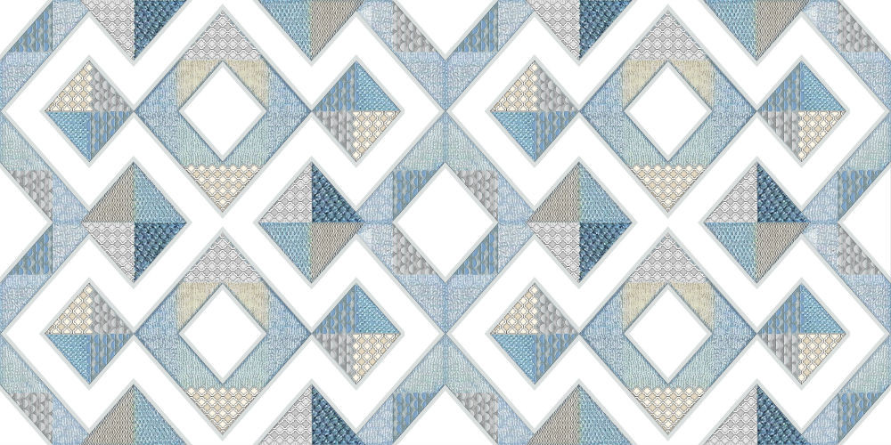 Плитка 40x20 Дижон глянцевая бирюзовый Belleza