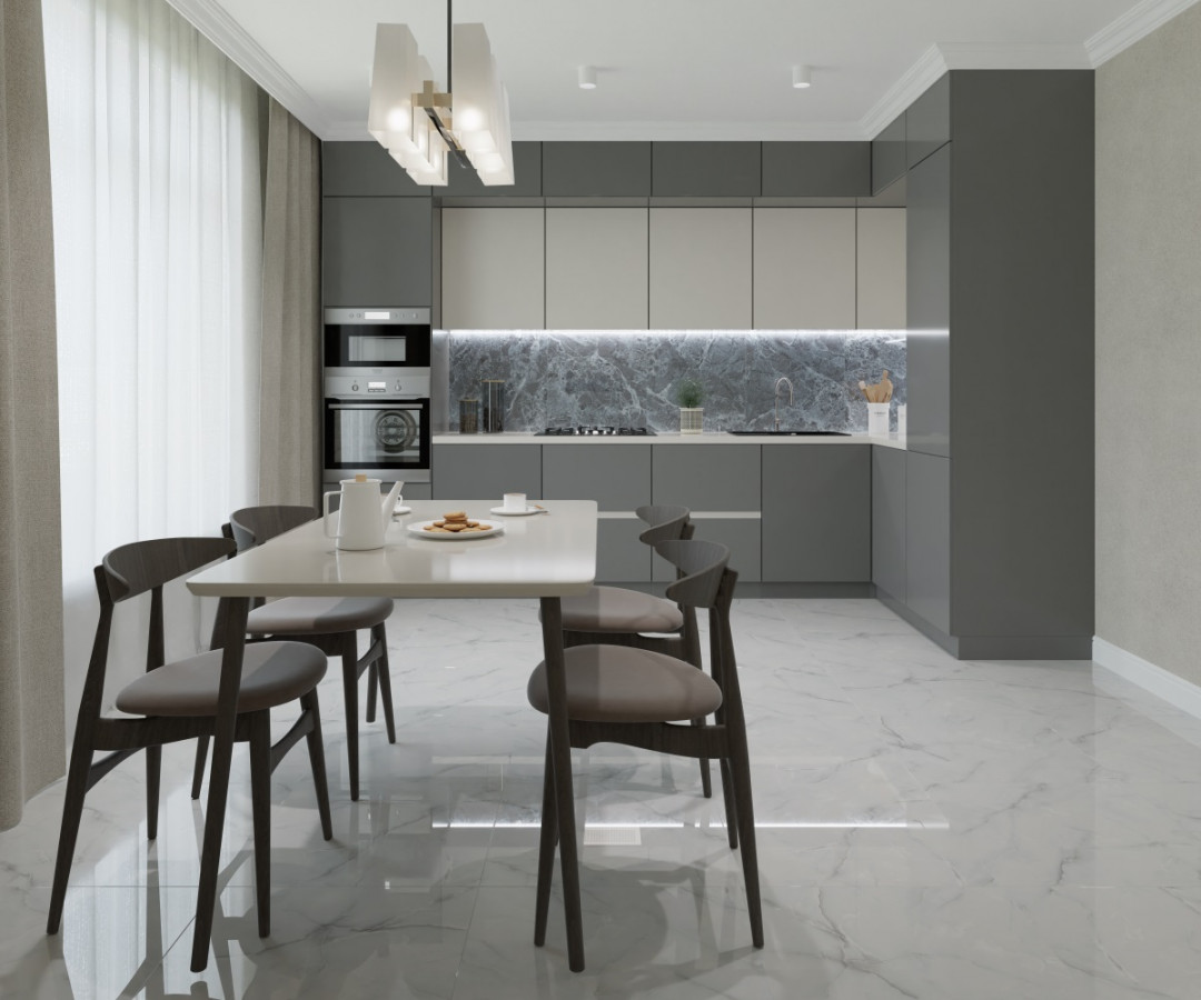 60x60 Brilliance White R_PR1008 мрамор белый полированная 9мм Royce