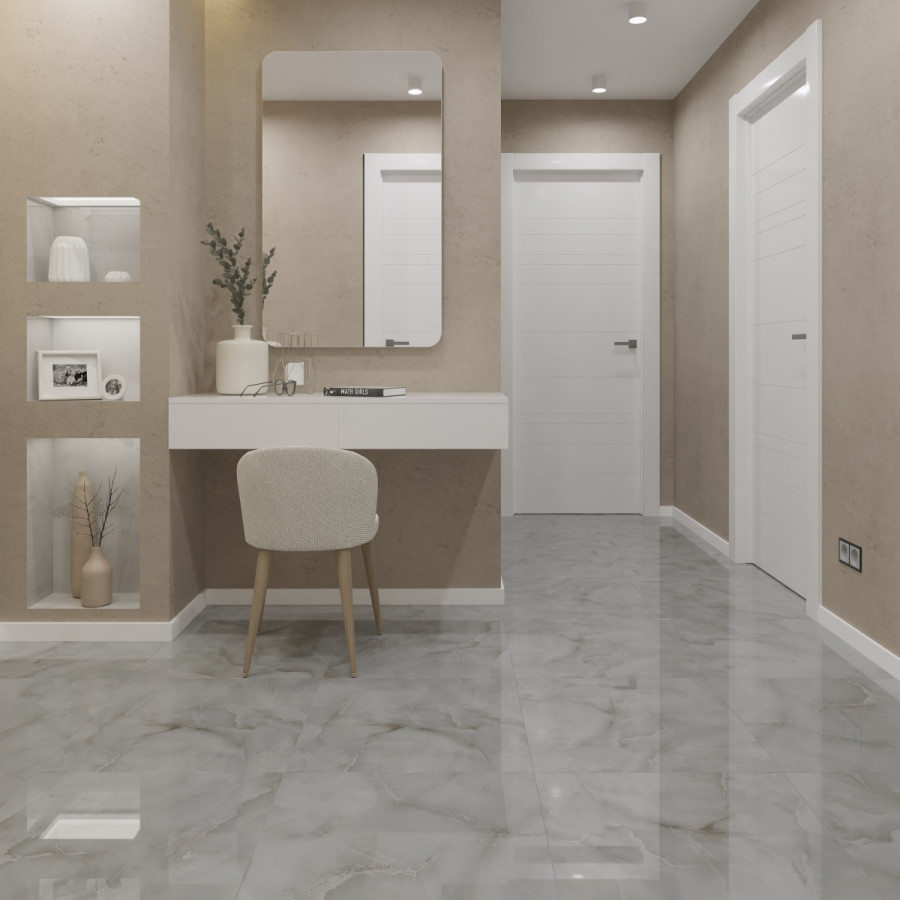 60x60 Onyx Kaplan R_NR1004 оникс бежевый матовая 9мм Royce