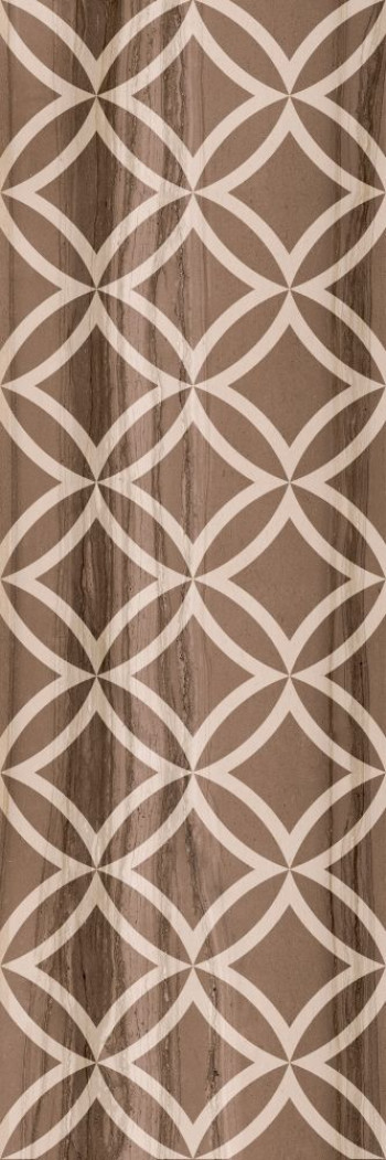 Плитка 60x20 Модерн Марбл глянцевая коричневый LB-Ceramics