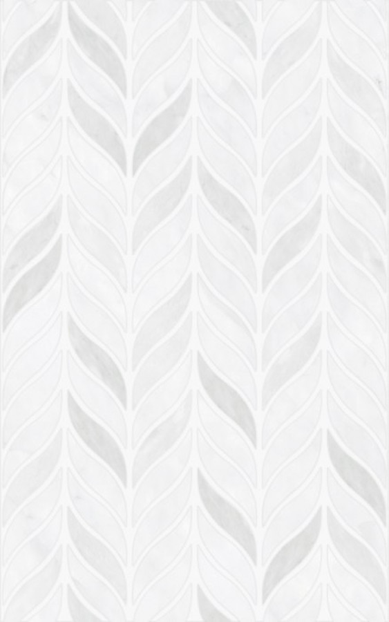 Плитка 40x25 Леона глянцевая белый Unitile