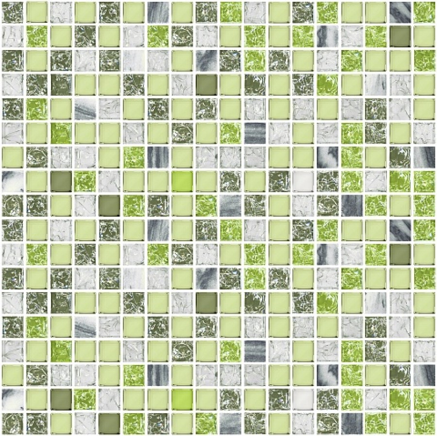 Плитка 30x30 Марбелла глянцевая зеленый Азори