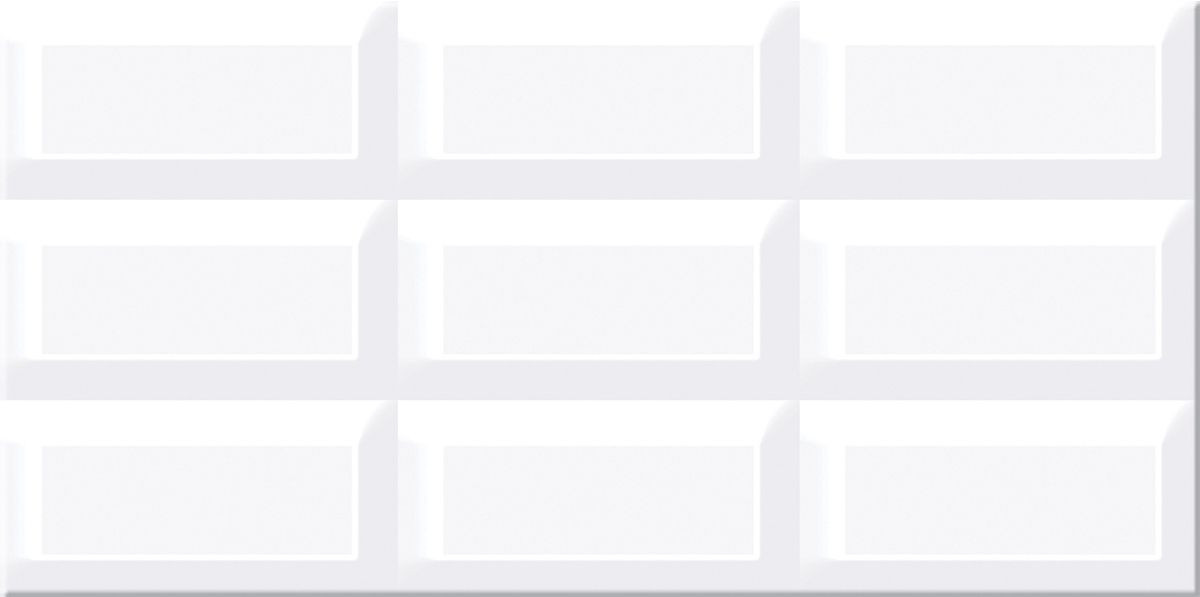 Плитка 41x20 Вог глянцевая белый Азори