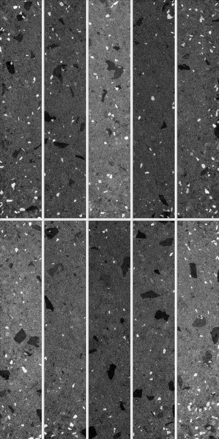 Плитка 60x30 Морена матовая чёрный Керамин