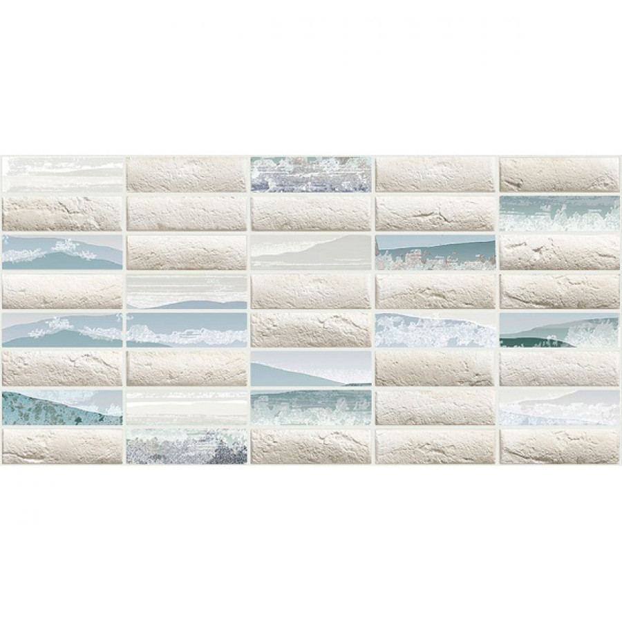 Плитка 50x25 Ванкувер матовая бежевый голубой Нефрит-Керамика