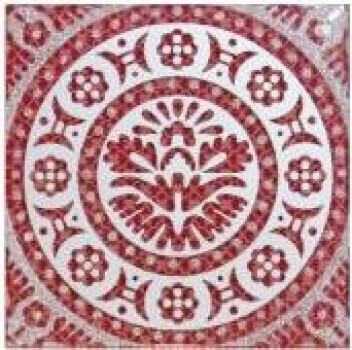 Плитка 8x8 Аллегро матовая бордовый Нефрит-Керамика