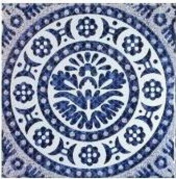 Плитка 8x8 Аллегро матовая синий Нефрит-Керамика