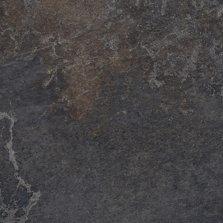 Плитка напольная керамогранит 60x60 графитовый Блэйз Неро карвинг глазурованная Laparet