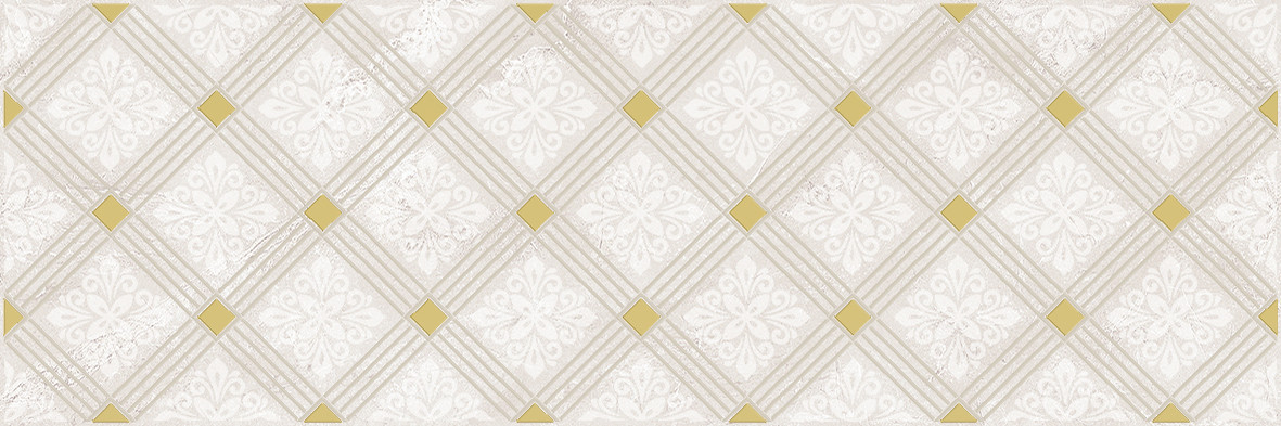Плитка настенная 60x20 декор кофейный светлый AD F483 60049 глянцевый Роял глянцевая глазурованная Laparet