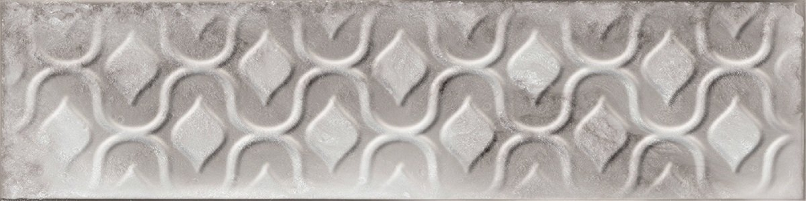 Керамическая плитка CFR000010 Relieve Drop Pearl Brillo 30x8 для стен глянцевая Cifre