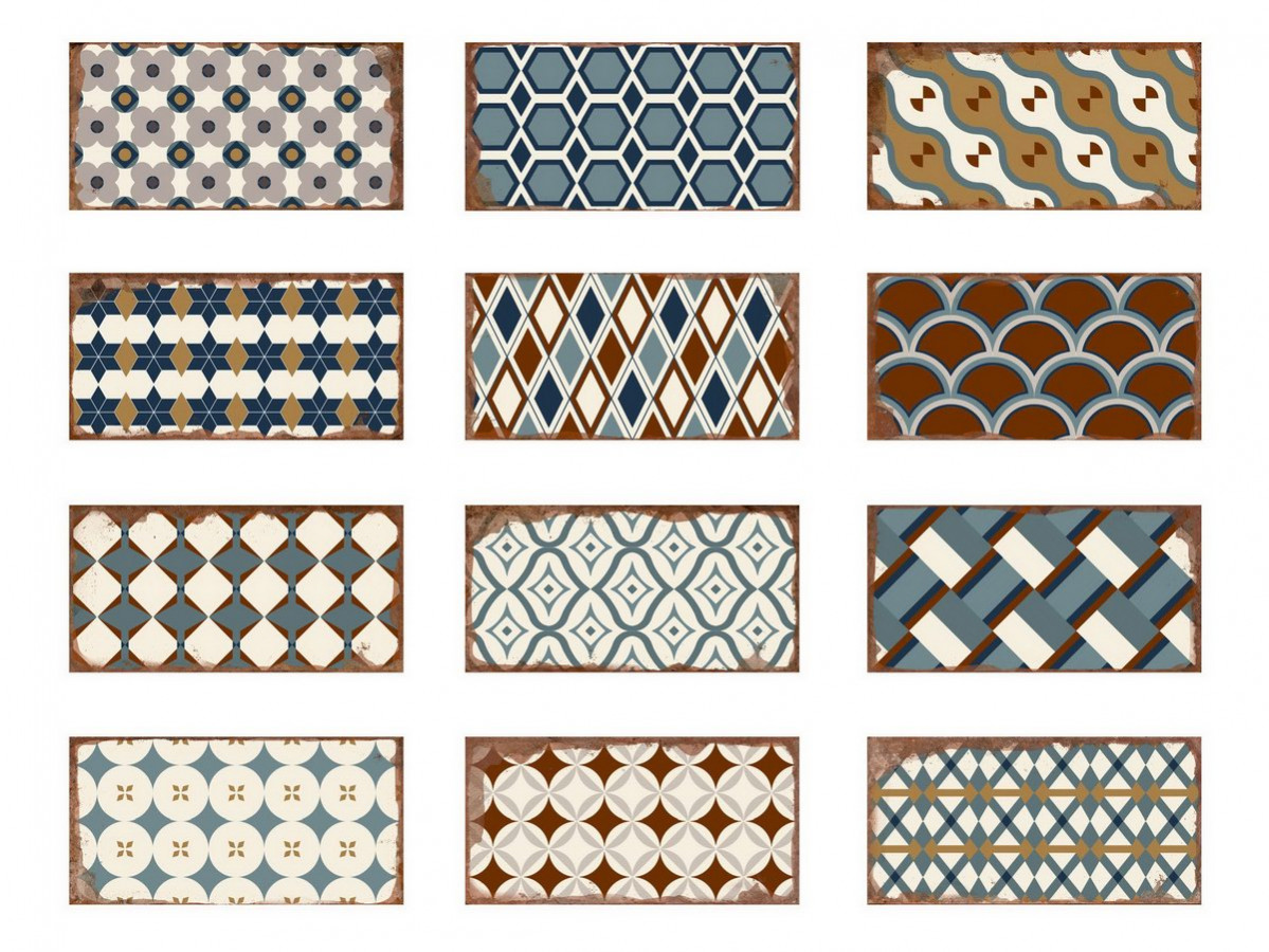 Настенная 20x10 Artisan Astur Blanco Mix глянцевая Fabresa
