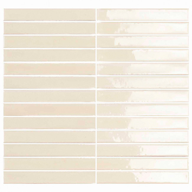 Мозаика 29.5x29.2 Short Stick Ivory Gloss 8436552229446 Amadis