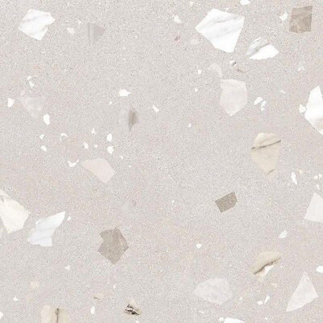 Плитка Ribe-R Beige 8L40 матовая бежевый камень, терраццо 80x80 11мм Arcana