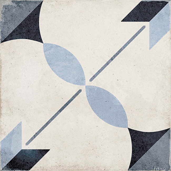 Керамогранит 20x20 Art Nouveau Arcade Blue 24411 Equipe
